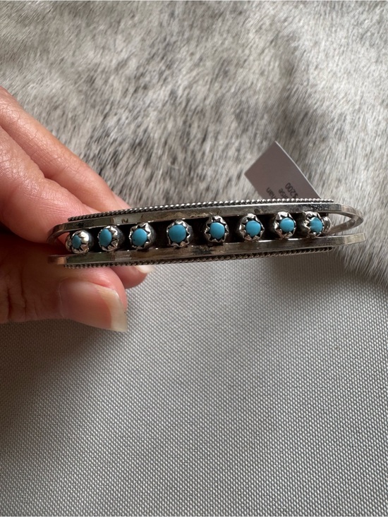 Jewelry - Native American Bracelet with Turquoise Bead Accents